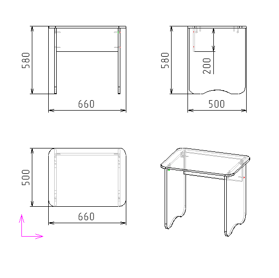 Комплект Малыш (стол + стул) в белом цвете  от Династия Kids