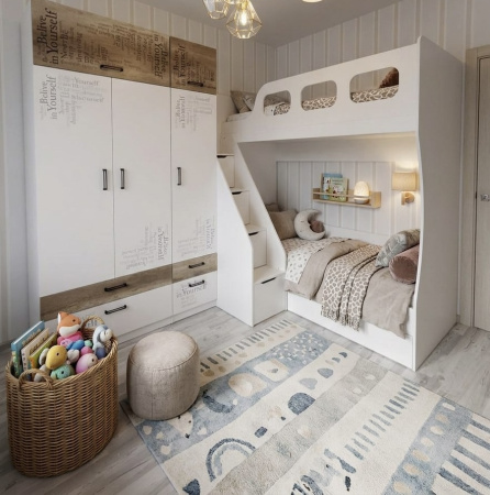 Шкаф коллекции Твой Стиль (с принтом) глубина 479 мм от Династия Kids