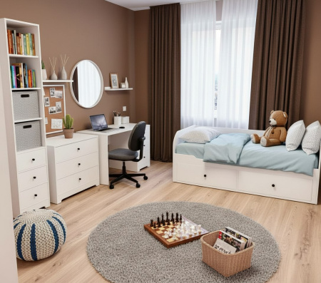 Пенал-стеллаж коллекции Норд  от Династия Kids