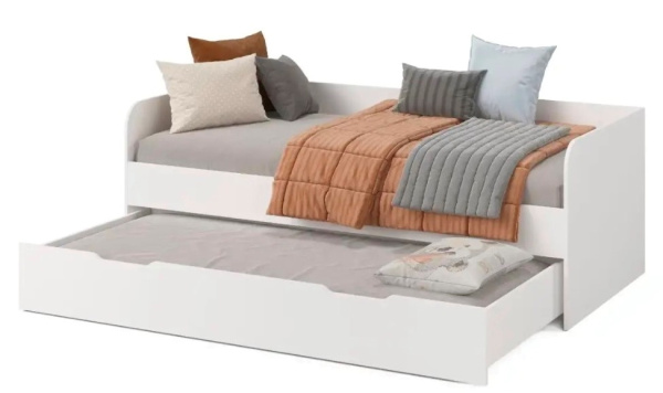 Кровать 2-х ярусная выдвижная Дабл 190х90 (цвета разные) от Династия Kids