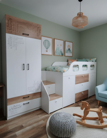 Шкаф коллекции Твой Стиль (гл. 479 мм) без принта от Династия Kids