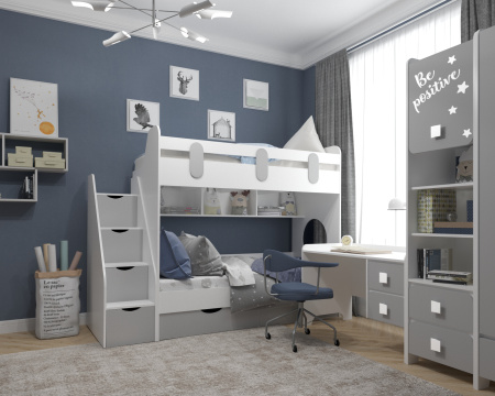 Шкаф коллекции Юниор-2 от Династия Kids