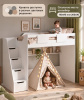 Кровать-чердак 190х90 коллекции Мозаика-2  от Династия Kids