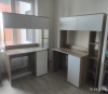 Стол Ритм 1250 мм (корпус белый + фасады дуб каньон) от Династия Kids