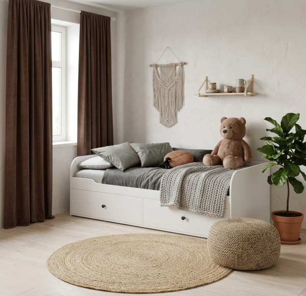 Кровать Норд 190х90 + пенал Твой Стиль + стеллаж детский от Династия Kids