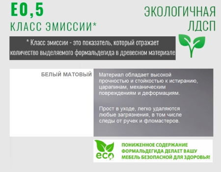 Комплект Малыш (стол + стул) в белом цвете  от Династия Kids