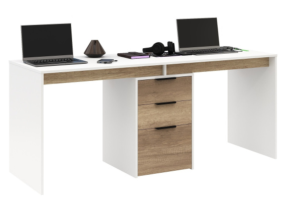 Стол Тандем 1800 мм (фасады дуб каньон)