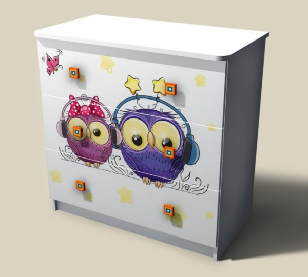 Комод коллекции Совята от Династия Kids
