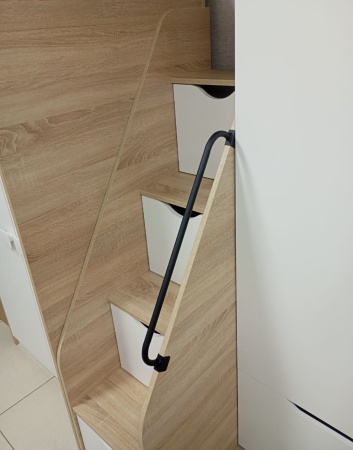 Поручень 640 мм (металл черный муар)  от Династия Kids