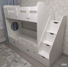 Двухъярусная кровать Фортуна 200х90 (цвет белый) от Династия Kids