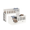 Двухъярусная выдвижная кровать Близняшки 160х80  от Династия Kids