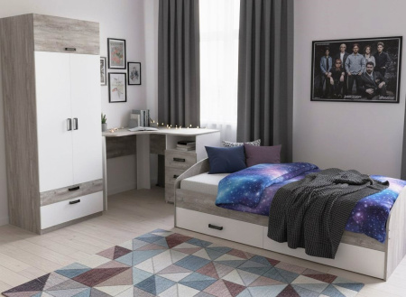 Кровать 200х90 коллекции Гранд (прямая спинка) от Династия Kids