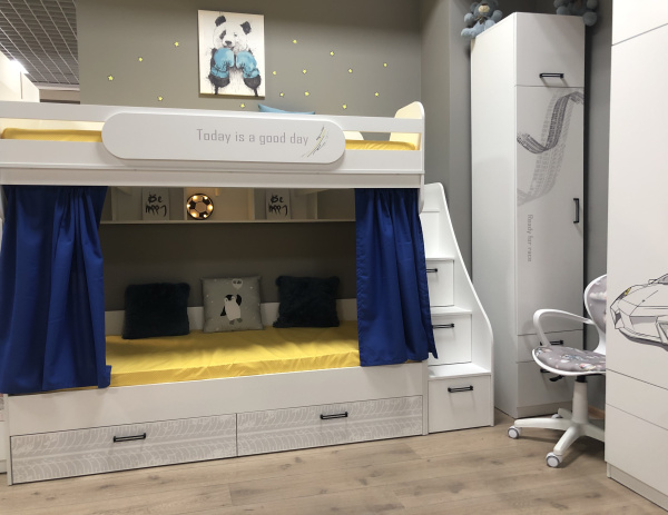 Двухъярусная кровать Престиж 190*90 от Династия Kids