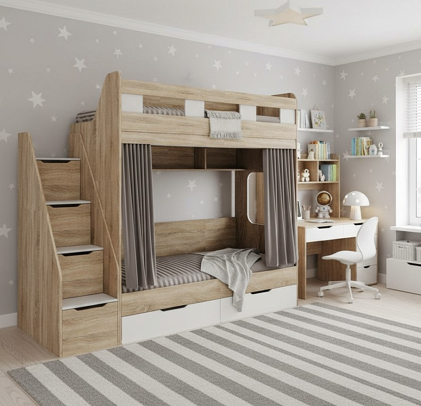 Спальные места 80х180 Спальные места 80х180 от Династия Kids