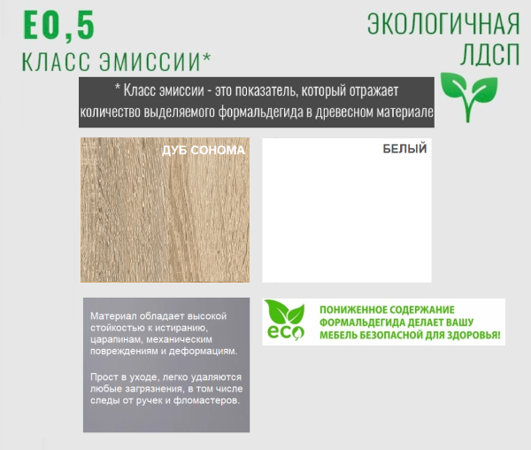 Стол Тандем 1800 мм (корпус дуб сонома) от Династия Kids