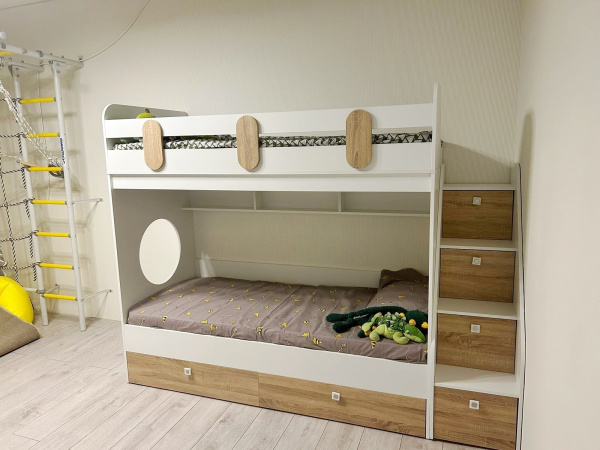 Кровать двухъярусная Фортуна-2 (правая) 180х80