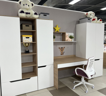 Шкаф-стеллаж коллекции Мозаика от Династия Kids