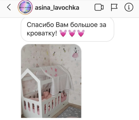 Кровать домик Теремок 160х80 с ящиком  от Династия Kids