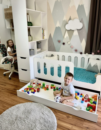 Кровать Сказка 160х80 с ящиком  от Династия Kids