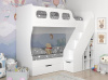 Кровать двухъярусная 190х80 Умка-8 (цвет белый) от Династия Kids