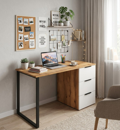 Стол 1400 мм коллекции Брайт Золотистый от Династия Kids