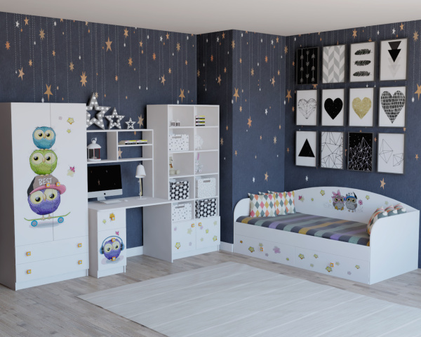 Комод коллекции Совята от Династия Kids
