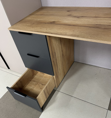 Стол 1000 мм коллекции Брайт Графит-2 от Династия Kids