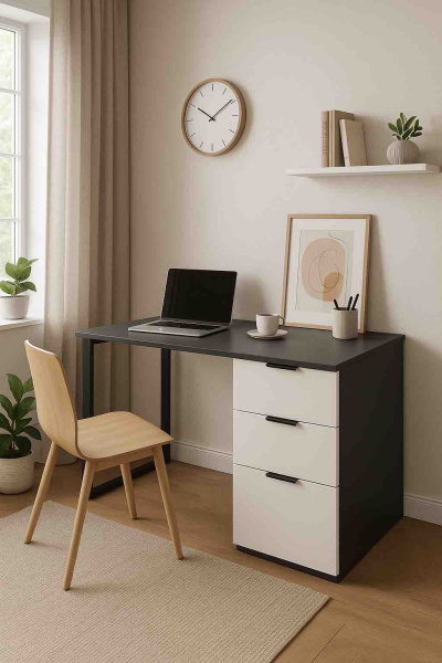 Стол 1000 мм коллекции Брайт Графит-2