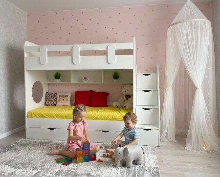 Двухъярусная кровать Фортуна 180х80 от Династия Kids