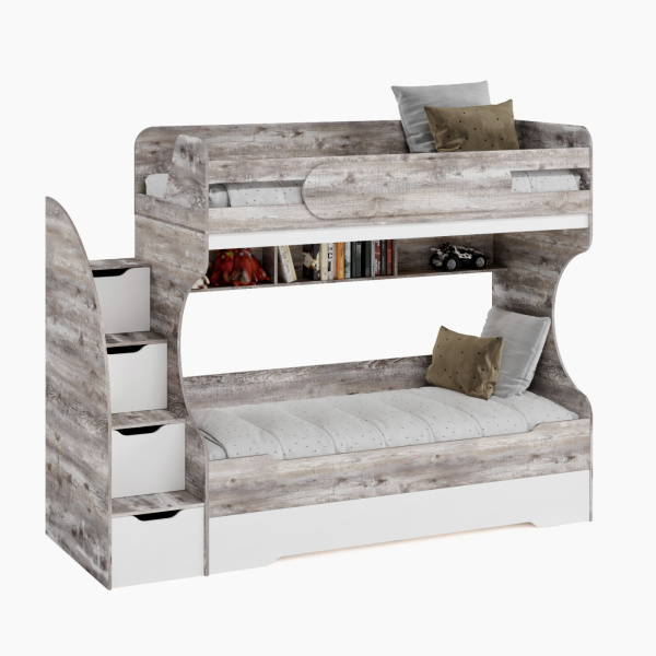 Кровать БИГ 90х200 (цвета разные)