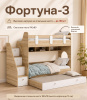 Кровать Фортуна-3 190х80 (цвет белый)