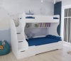 Двухъярусная кровать БИГ (цвет белый) 120х200 от Династия Kids