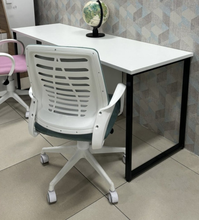 Стол Дуэт 2200 мм (белый + опоры белые) от Династия Kids