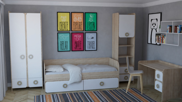 Комплект мебели коллекции Юниор от Династия Kids